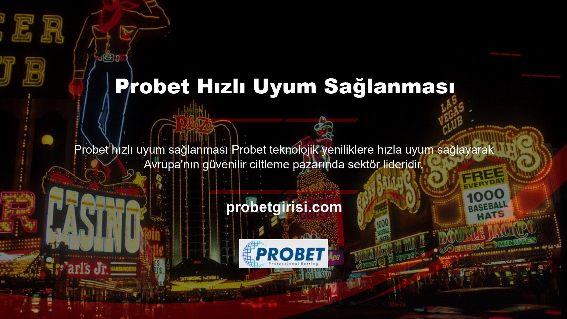 Probet, en etkileyici bahis sitelerinden biridir ve uzun süredir güvenilir bir şirket olarak bilinmektedir
