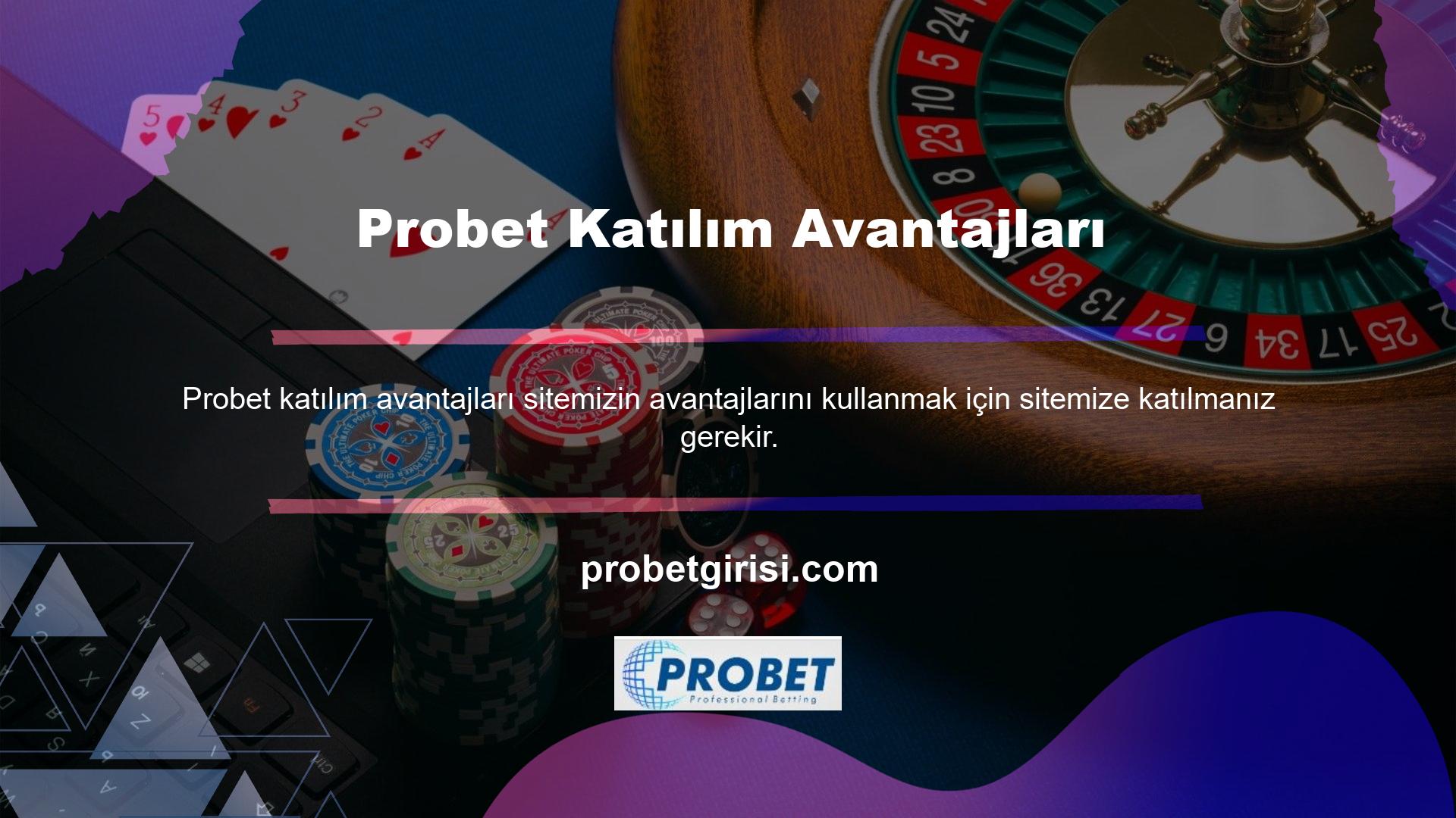 Sitemiz para kazanmanızı ve eğlenmenizi sağlar